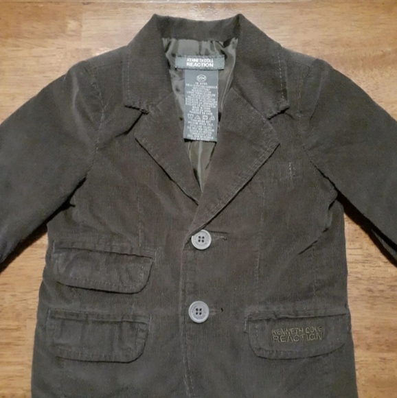 Kenneth Cole Baby Boys Brown Corduroy Blazer Sport Coat Jacket Size 6-9 Months - Picture 1 of 5